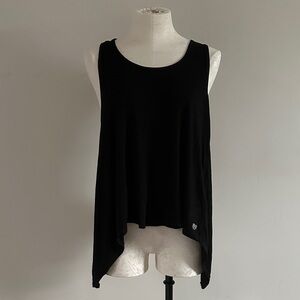 Forever 21 Black Sleeveless High-Low Tank
